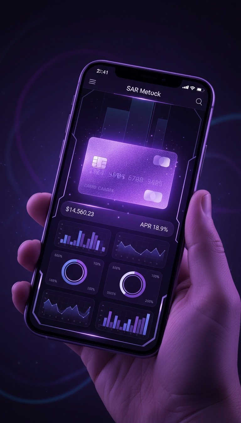 Finance dashboard app interface